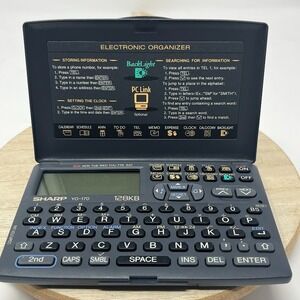 Sharp YO-170 Electronic Organizer 128KB – Untested – Battery Needed – Vintage PD